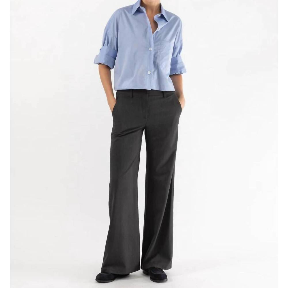 NEW TWP howard pant in dark charcoal grey - Picture 2 of 3
